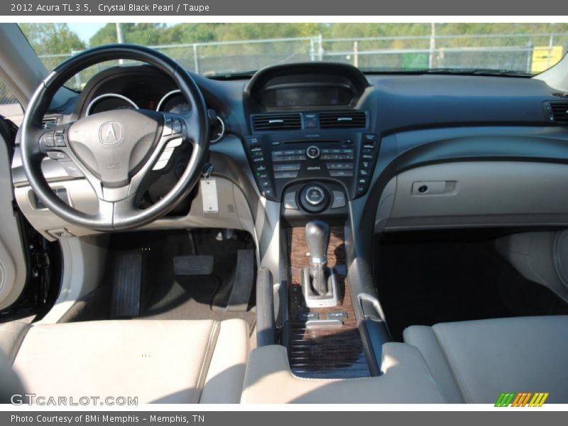 Crystal Black Pearl / Taupe 2012 Acura TL 3.5