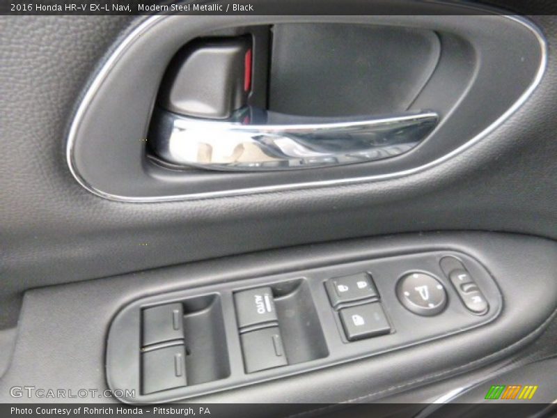Modern Steel Metallic / Black 2016 Honda HR-V EX-L Navi