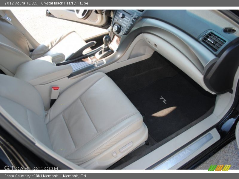 Crystal Black Pearl / Taupe 2012 Acura TL 3.5