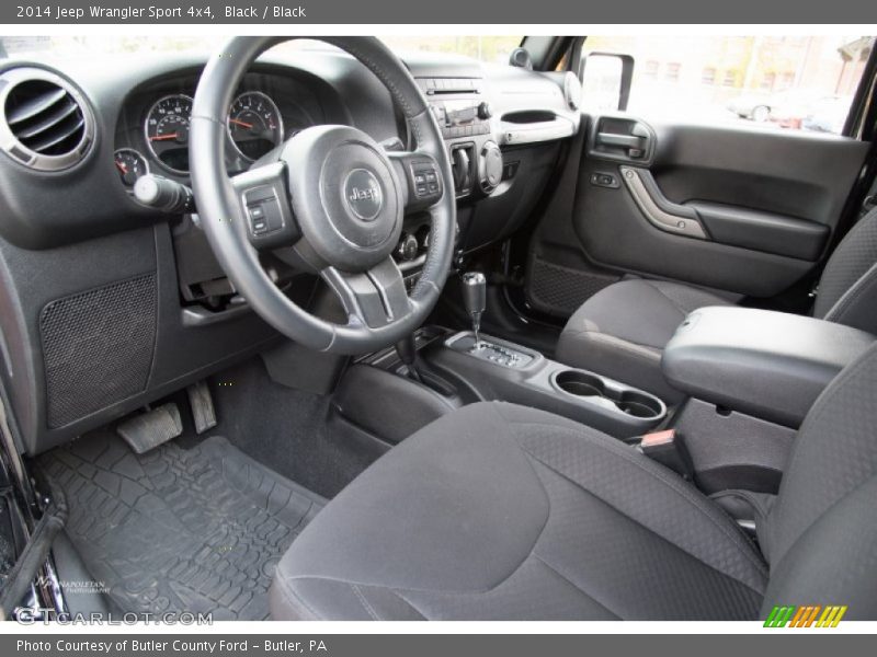  2014 Wrangler Sport 4x4 Black Interior