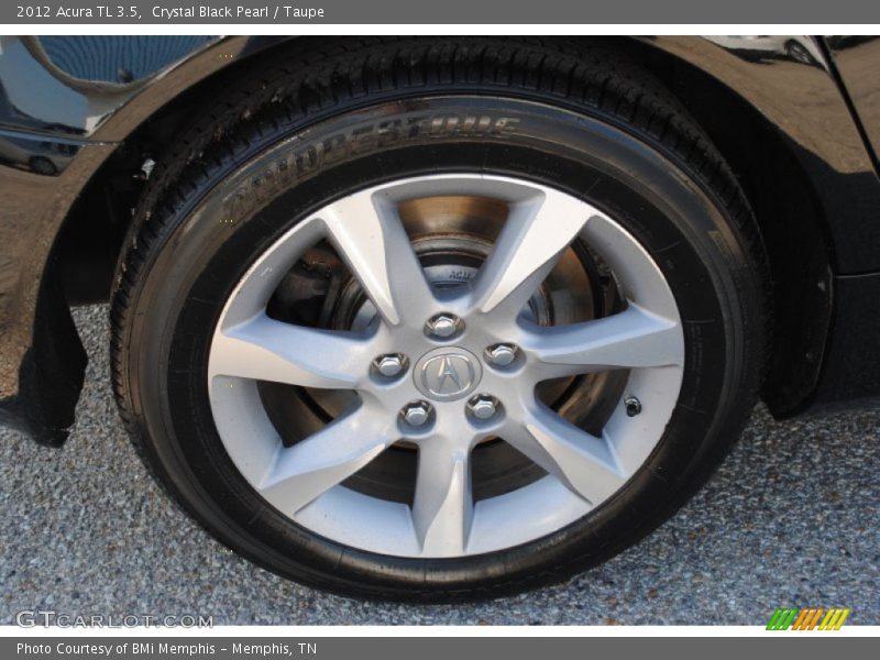 Crystal Black Pearl / Taupe 2012 Acura TL 3.5