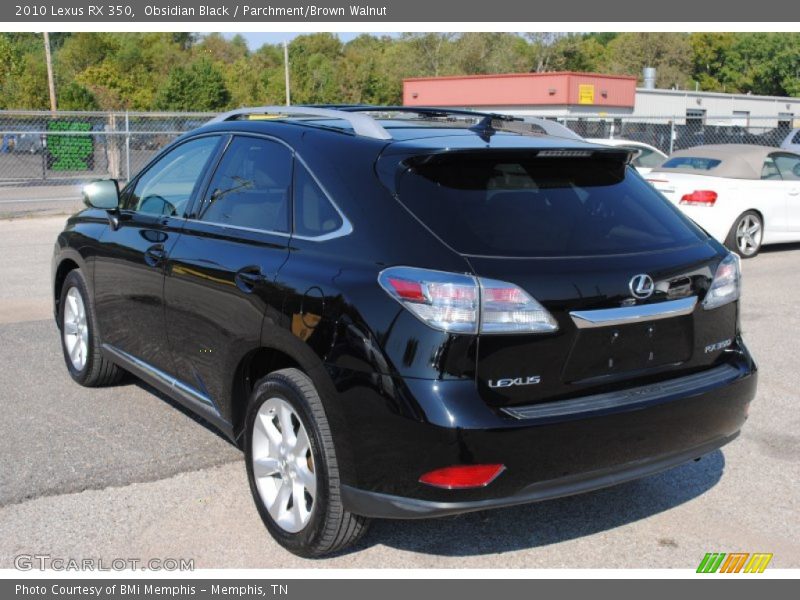 Obsidian Black / Parchment/Brown Walnut 2010 Lexus RX 350