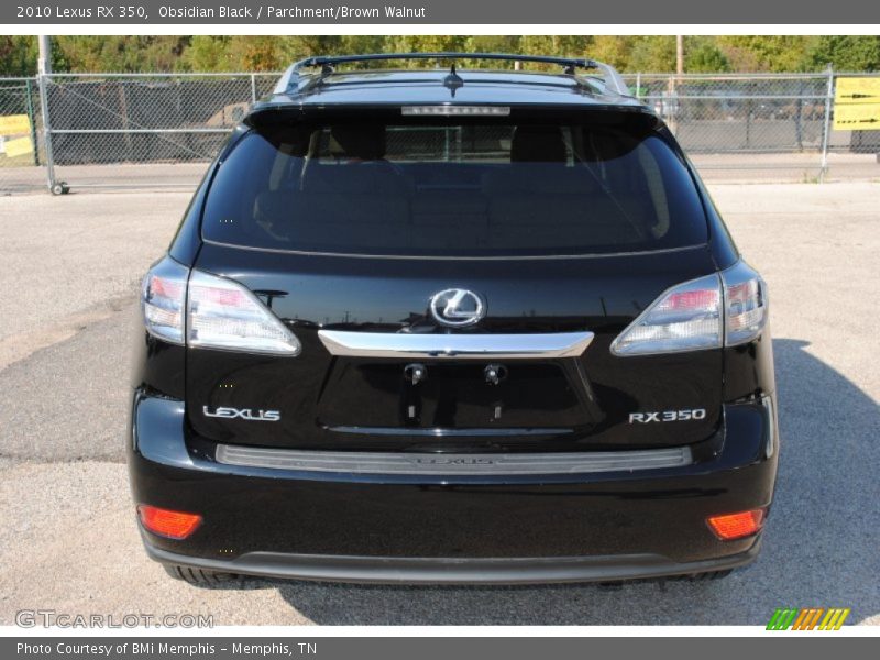 Obsidian Black / Parchment/Brown Walnut 2010 Lexus RX 350