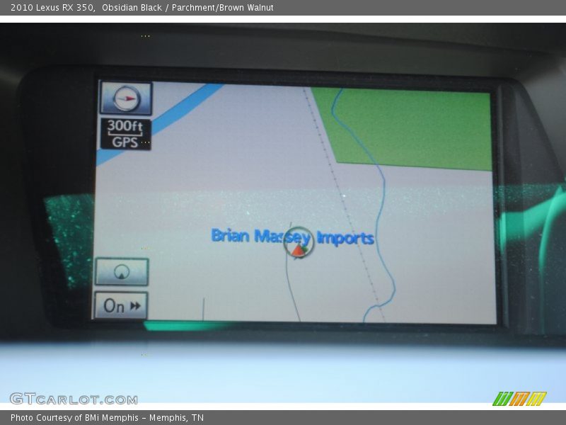 Obsidian Black / Parchment/Brown Walnut 2010 Lexus RX 350