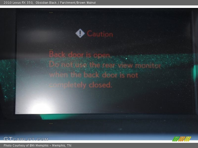 Obsidian Black / Parchment/Brown Walnut 2010 Lexus RX 350