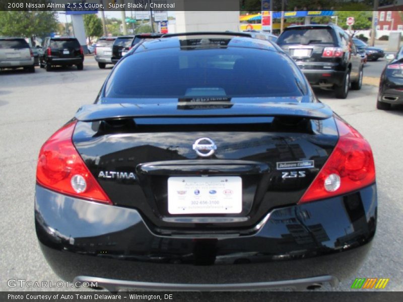Super Black / Charcoal 2008 Nissan Altima 2.5 S Coupe