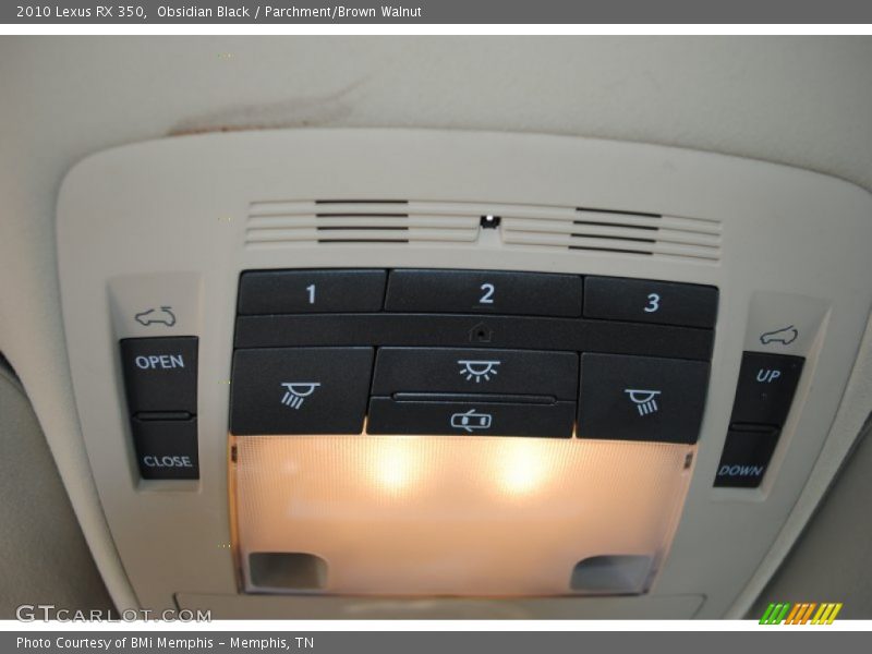 Obsidian Black / Parchment/Brown Walnut 2010 Lexus RX 350
