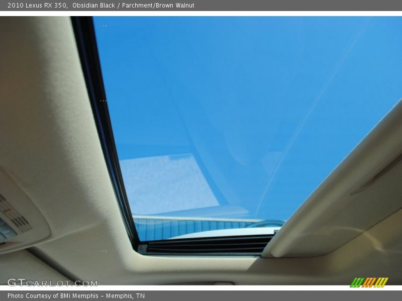 Obsidian Black / Parchment/Brown Walnut 2010 Lexus RX 350