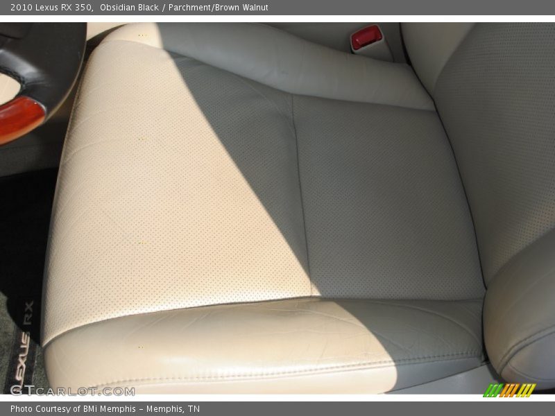 Obsidian Black / Parchment/Brown Walnut 2010 Lexus RX 350
