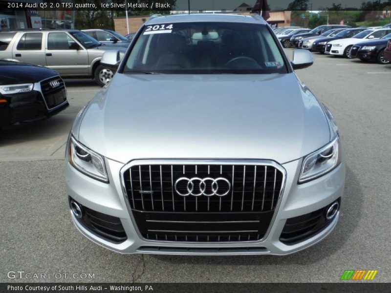 Ice Silver Metallic / Black 2014 Audi Q5 2.0 TFSI quattro