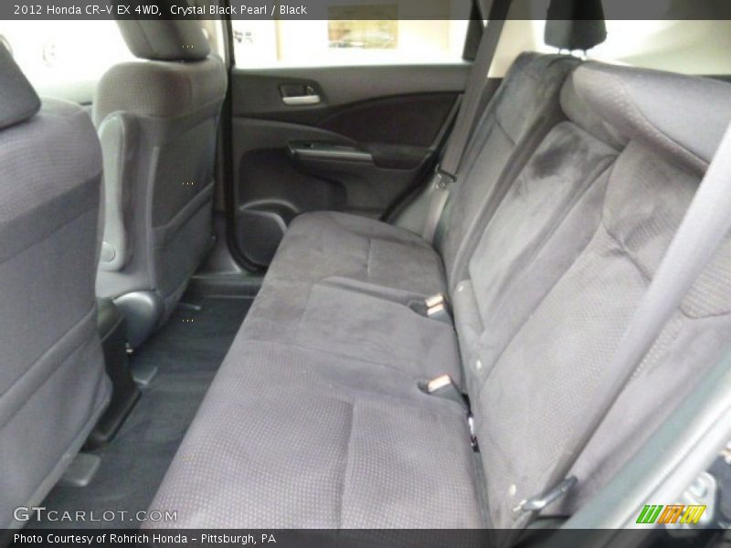 Crystal Black Pearl / Black 2012 Honda CR-V EX 4WD