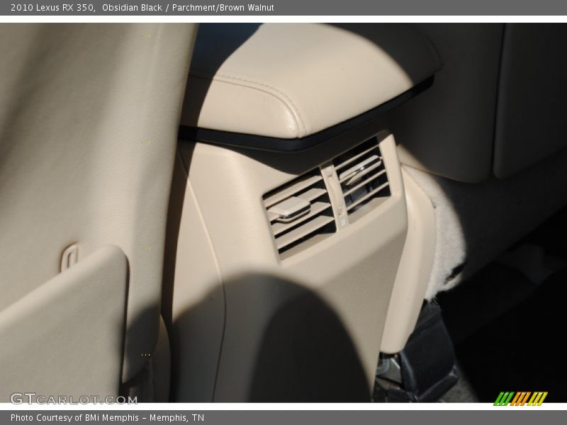 Obsidian Black / Parchment/Brown Walnut 2010 Lexus RX 350