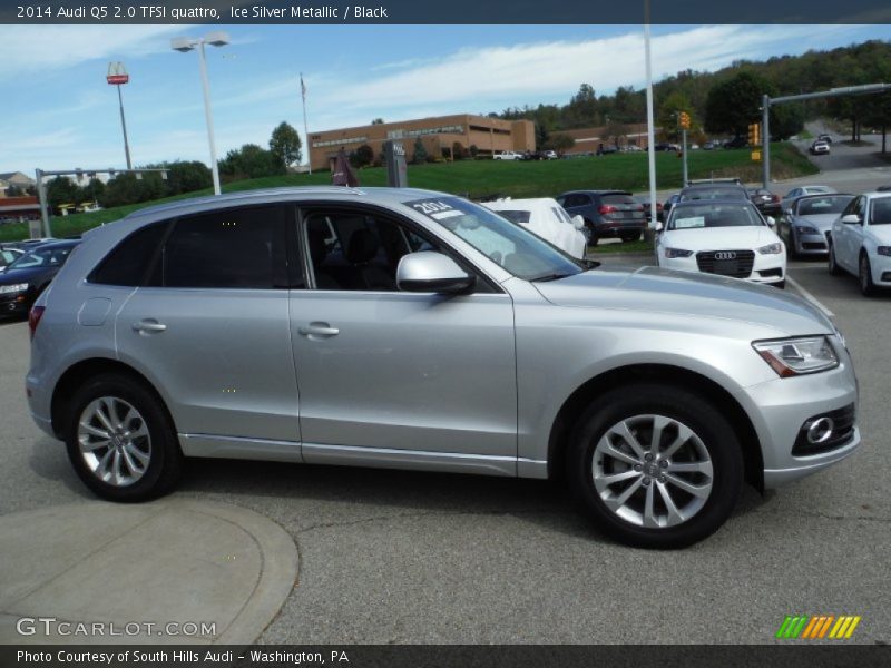 Ice Silver Metallic / Black 2014 Audi Q5 2.0 TFSI quattro