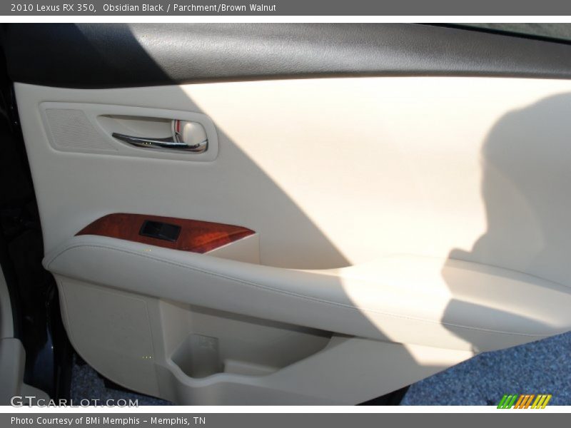 Obsidian Black / Parchment/Brown Walnut 2010 Lexus RX 350