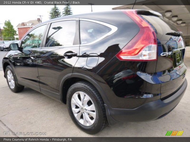 Crystal Black Pearl / Black 2012 Honda CR-V EX 4WD