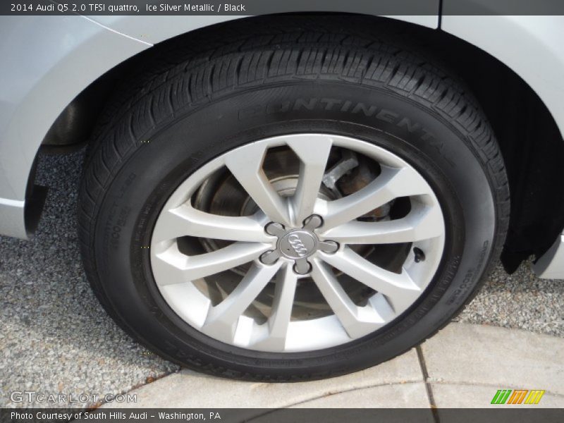 Ice Silver Metallic / Black 2014 Audi Q5 2.0 TFSI quattro