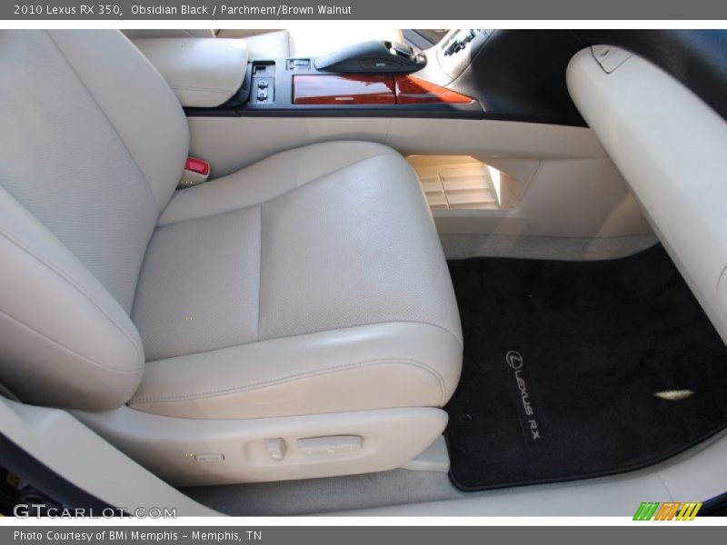 Obsidian Black / Parchment/Brown Walnut 2010 Lexus RX 350