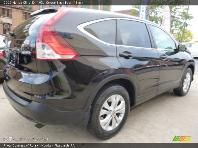 Crystal Black Pearl / Black 2012 Honda CR-V EX 4WD