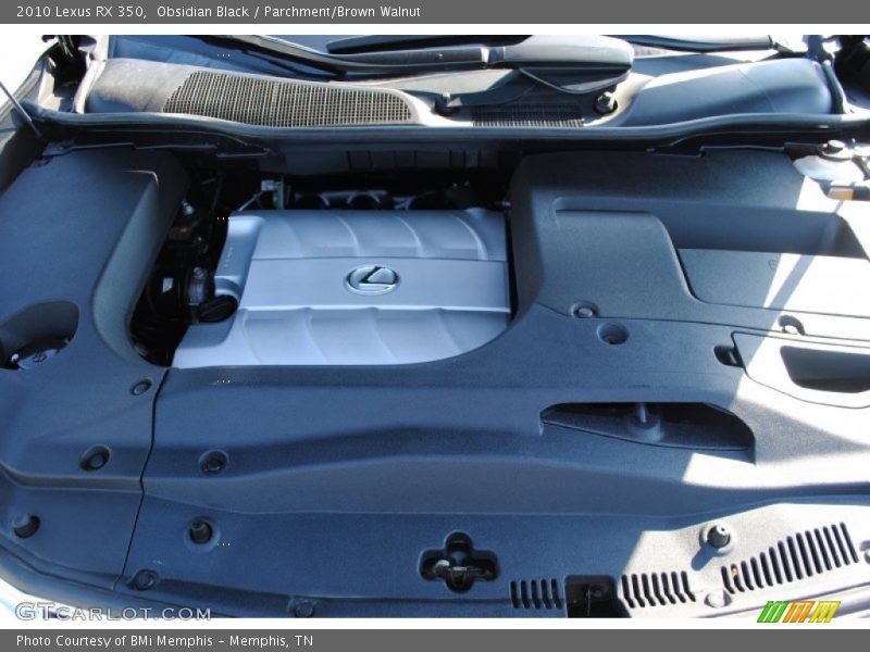 Obsidian Black / Parchment/Brown Walnut 2010 Lexus RX 350