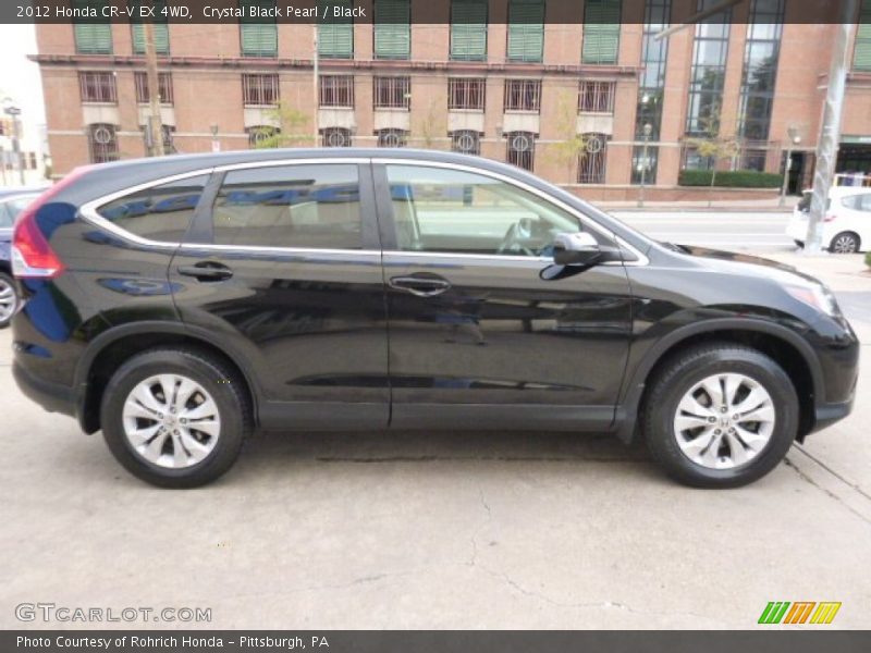 Crystal Black Pearl / Black 2012 Honda CR-V EX 4WD
