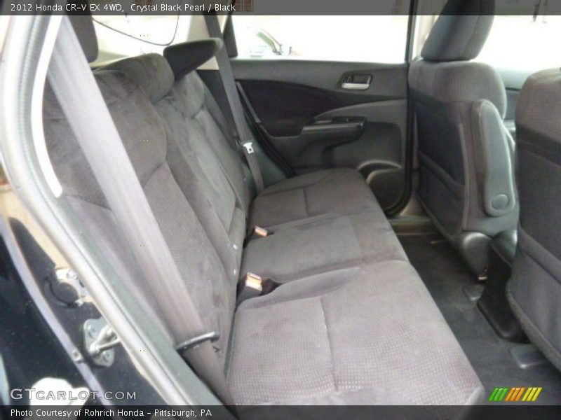 Crystal Black Pearl / Black 2012 Honda CR-V EX 4WD
