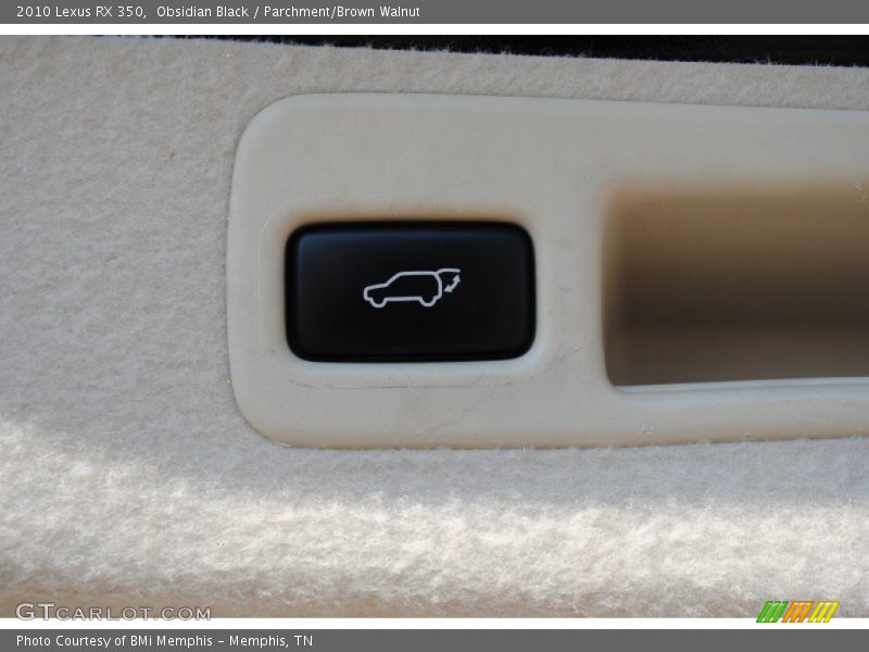 Obsidian Black / Parchment/Brown Walnut 2010 Lexus RX 350