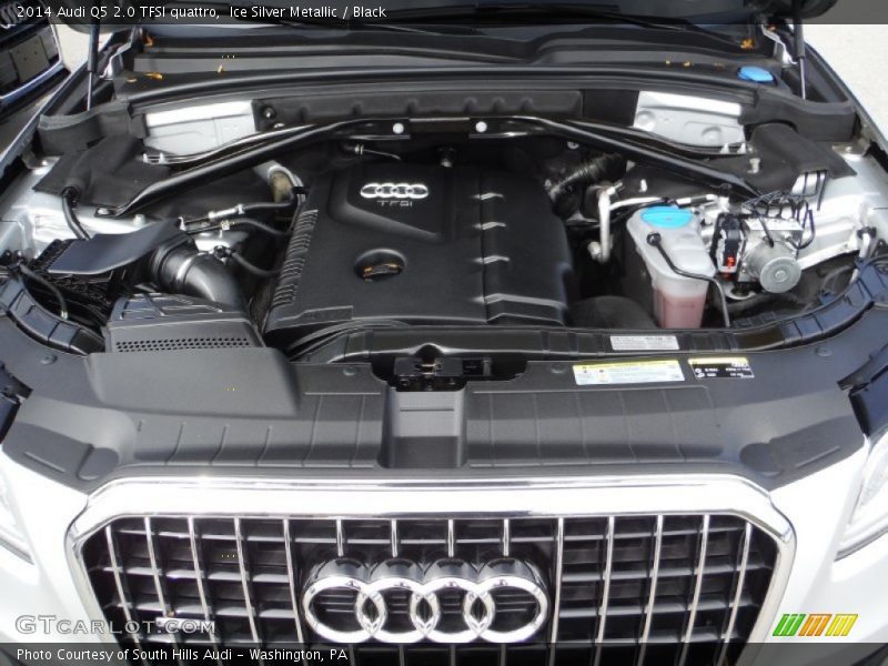 Ice Silver Metallic / Black 2014 Audi Q5 2.0 TFSI quattro