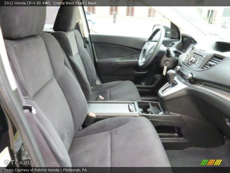 Crystal Black Pearl / Black 2012 Honda CR-V EX 4WD