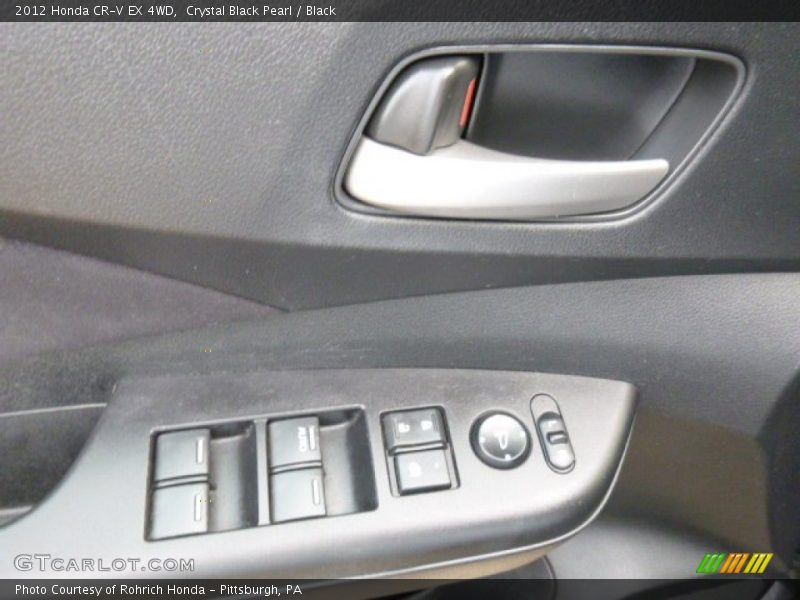 Crystal Black Pearl / Black 2012 Honda CR-V EX 4WD