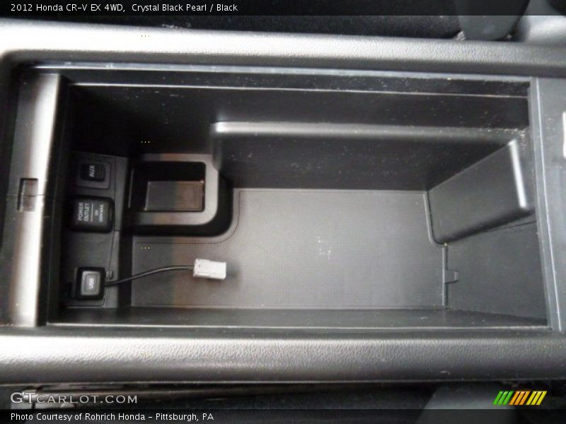 Crystal Black Pearl / Black 2012 Honda CR-V EX 4WD
