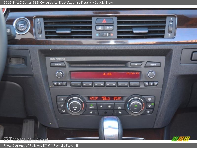 Black Sapphire Metallic / Saddle Brown 2012 BMW 3 Series 328i Convertible