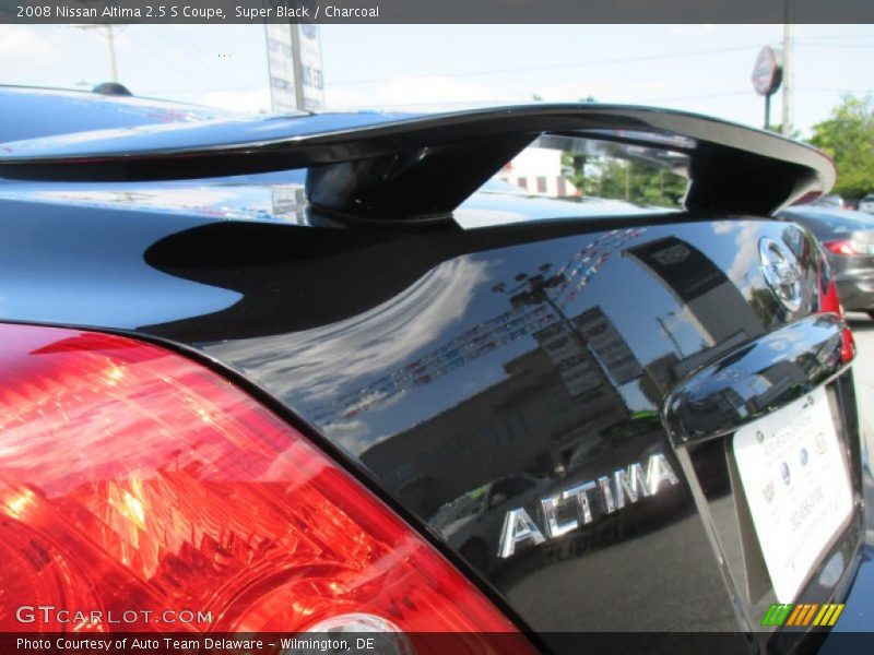 Super Black / Charcoal 2008 Nissan Altima 2.5 S Coupe