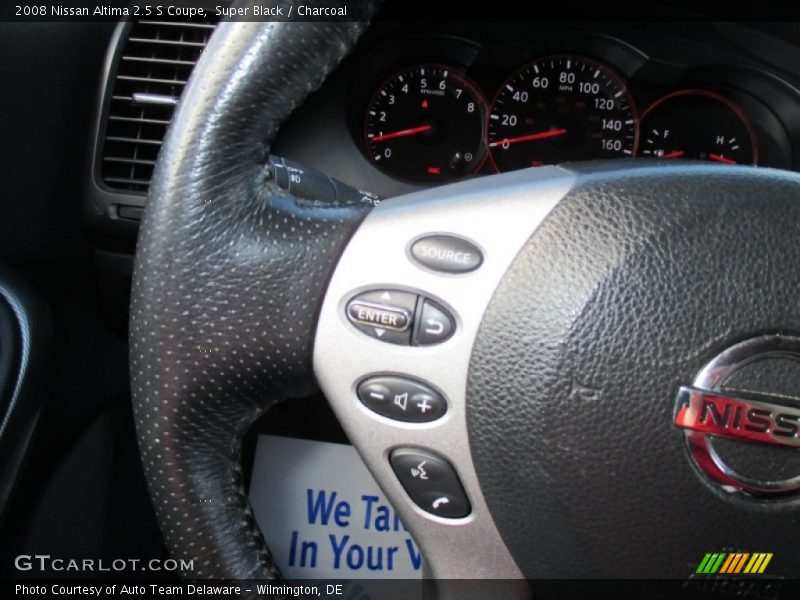 Super Black / Charcoal 2008 Nissan Altima 2.5 S Coupe