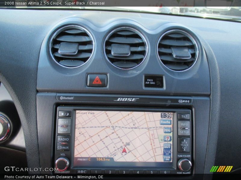 Super Black / Charcoal 2008 Nissan Altima 2.5 S Coupe