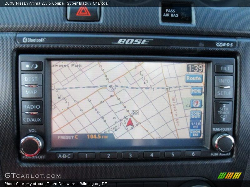 Super Black / Charcoal 2008 Nissan Altima 2.5 S Coupe