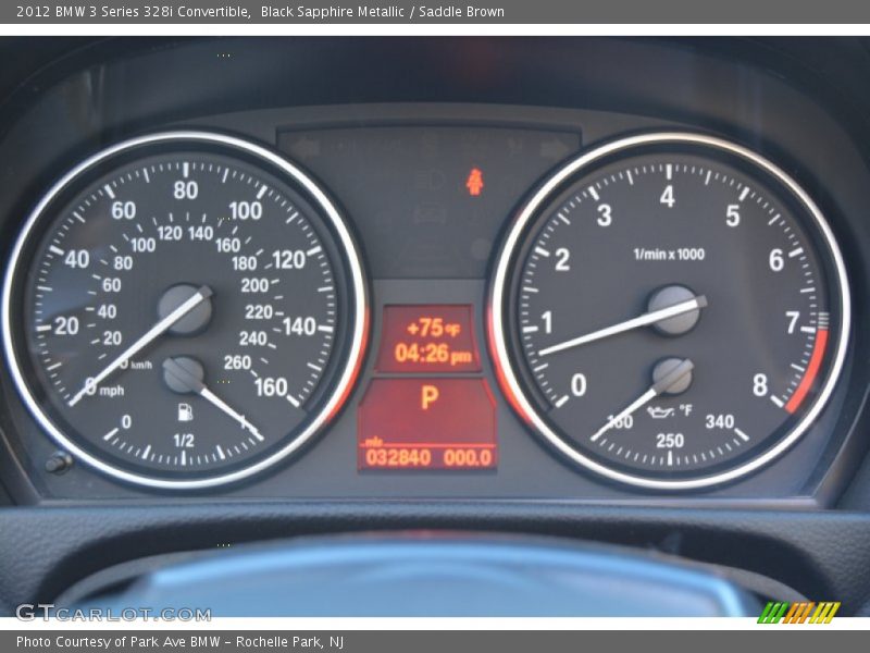  2012 3 Series 328i Convertible 328i Convertible Gauges