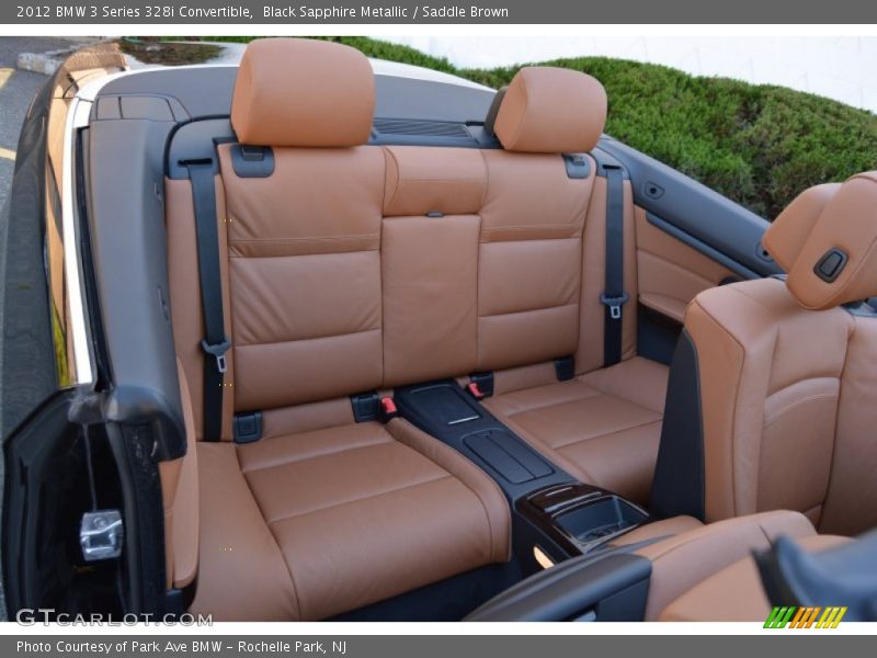 Rear Seat of 2012 3 Series 328i Convertible