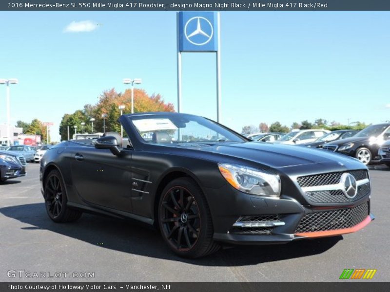 designo Magno Night Black / Mille Miglia 417 Black/Red 2016 Mercedes-Benz SL 550 Mille Miglia 417 Roadster