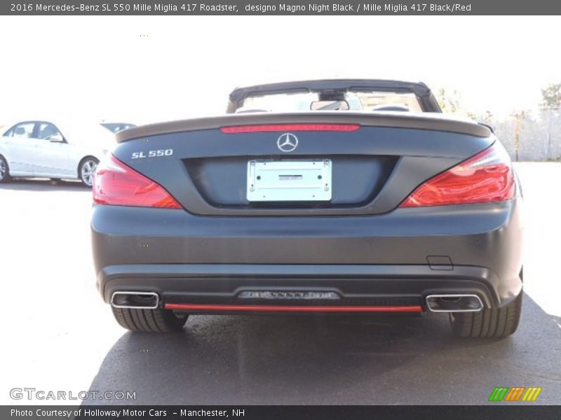designo Magno Night Black / Mille Miglia 417 Black/Red 2016 Mercedes-Benz SL 550 Mille Miglia 417 Roadster