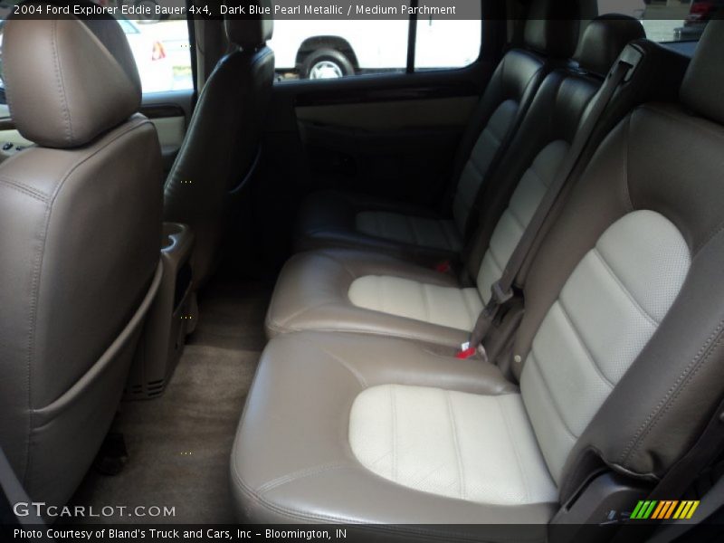 Dark Blue Pearl Metallic / Medium Parchment 2004 Ford Explorer Eddie Bauer 4x4