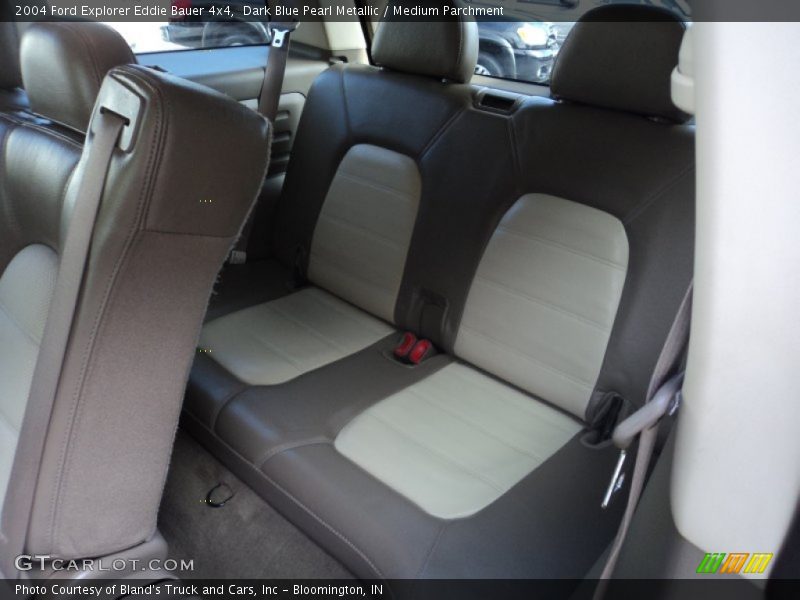 Dark Blue Pearl Metallic / Medium Parchment 2004 Ford Explorer Eddie Bauer 4x4