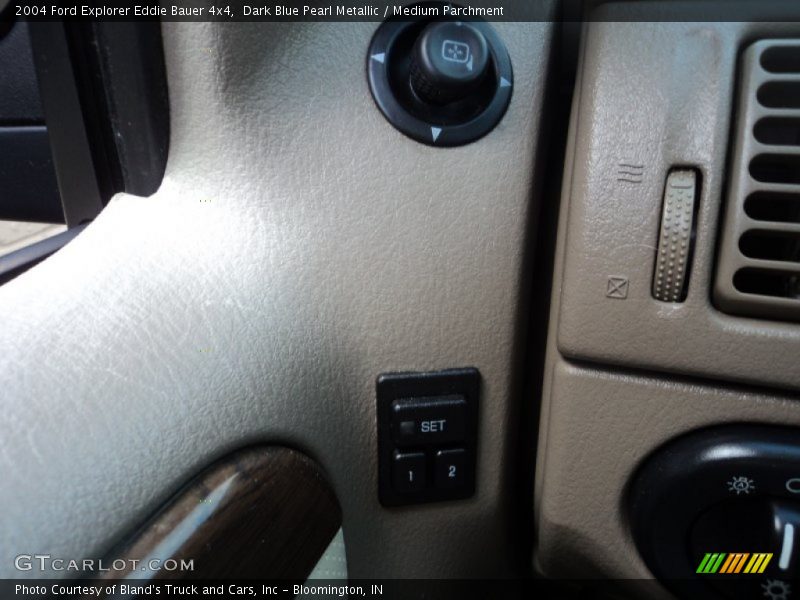 Dark Blue Pearl Metallic / Medium Parchment 2004 Ford Explorer Eddie Bauer 4x4