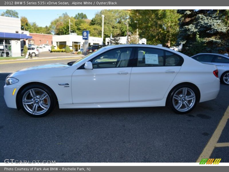 Alpine White / Oyster/Black 2012 BMW 5 Series 535i xDrive Sedan