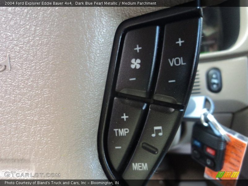 Dark Blue Pearl Metallic / Medium Parchment 2004 Ford Explorer Eddie Bauer 4x4