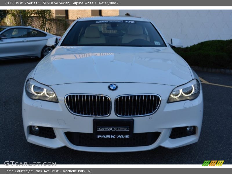 Alpine White / Oyster/Black 2012 BMW 5 Series 535i xDrive Sedan
