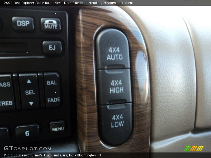 Dark Blue Pearl Metallic / Medium Parchment 2004 Ford Explorer Eddie Bauer 4x4