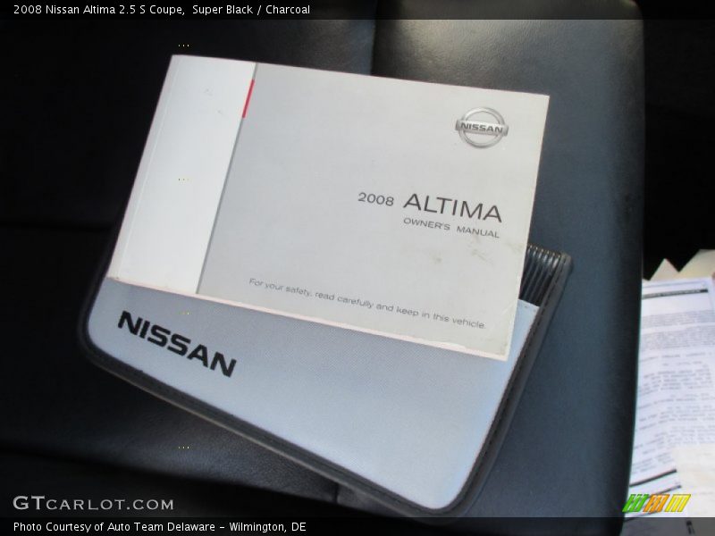 Super Black / Charcoal 2008 Nissan Altima 2.5 S Coupe