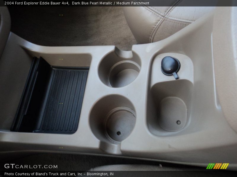 Dark Blue Pearl Metallic / Medium Parchment 2004 Ford Explorer Eddie Bauer 4x4