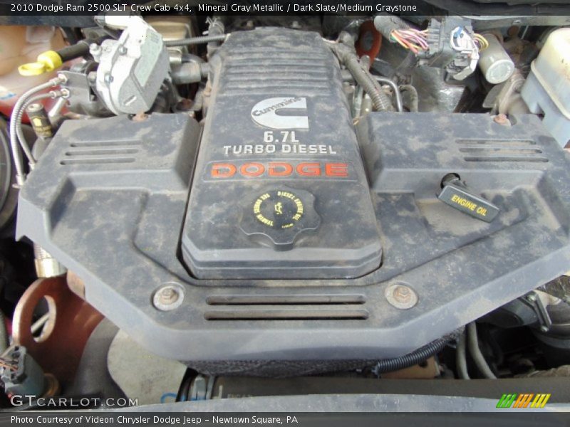 Mineral Gray Metallic / Dark Slate/Medium Graystone 2010 Dodge Ram 2500 SLT Crew Cab 4x4