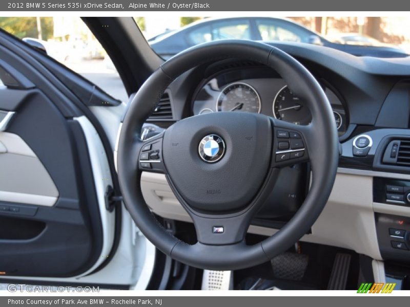 Alpine White / Oyster/Black 2012 BMW 5 Series 535i xDrive Sedan